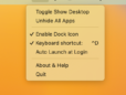 ワンクリックですべてのウインドウを隠す！ Macアプリ「Easy Show Desktop」