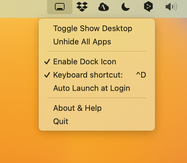 ワンクリックですべてのウインドウを隠す！ Macアプリ「Easy Show Desktop」