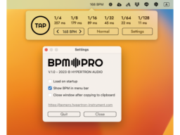 曲のテンポ（BPM）をさくっと調べる！／Macアプリ「BPM PRO」