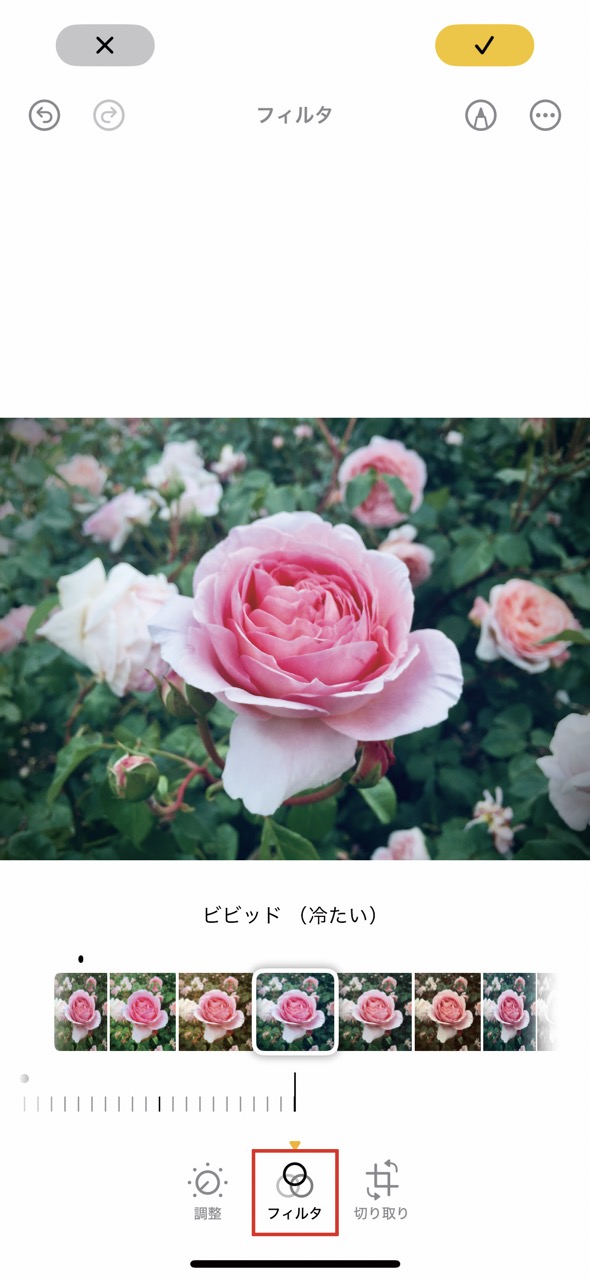 「写真」アプリで撮影した写真を見返す・管理する16