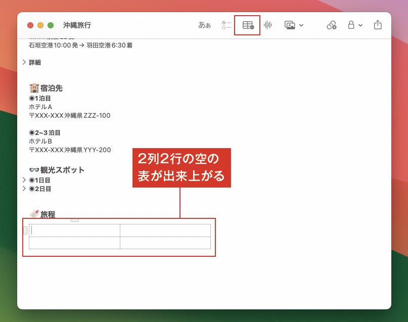 表やチェックリストを効果的に利用する1